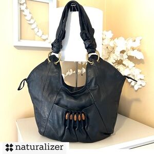 Rare Vintage NATURALIZER Leather Hobo Shoulder Bag